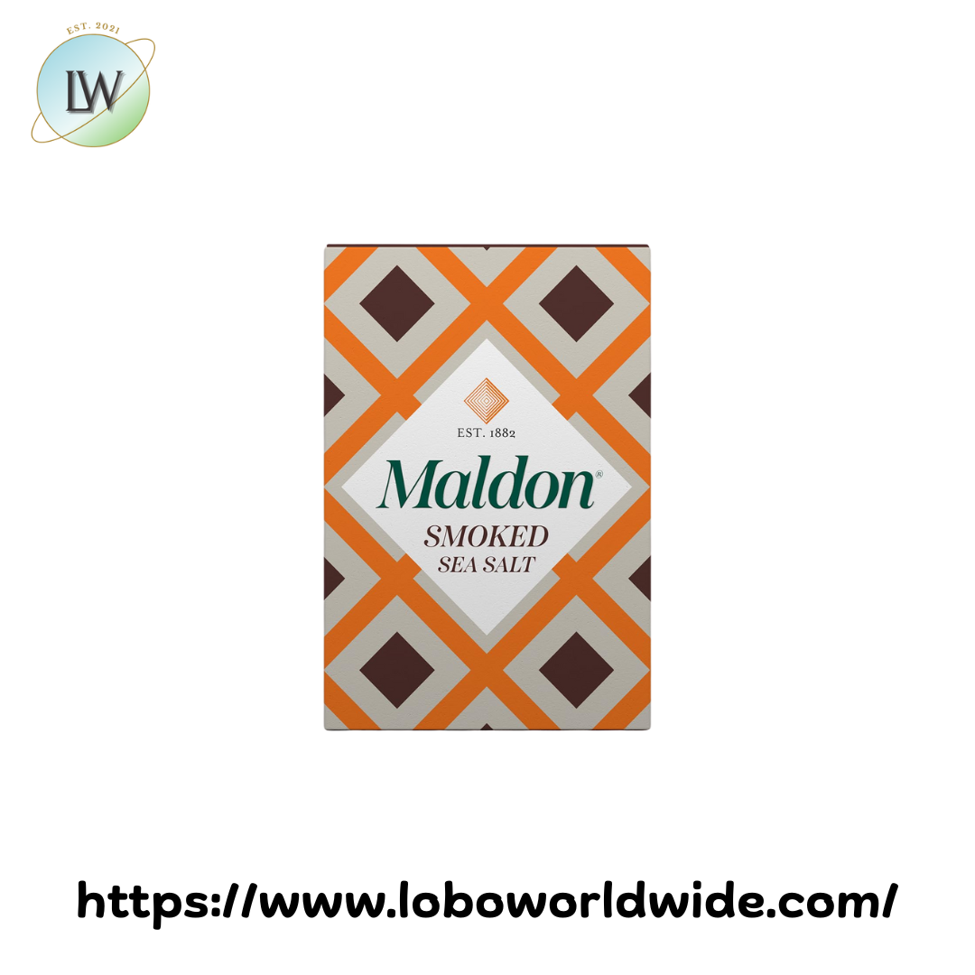 Maldon Smoked Sea Salt Flakes 4.4 oz. - 6/Case