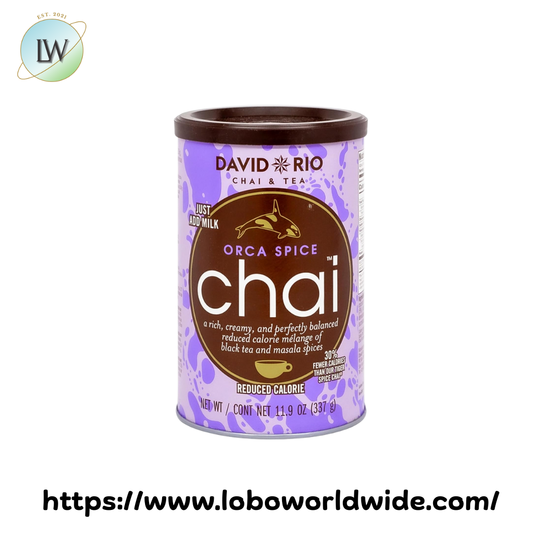 David Rio Orca Spice Sugar-Free Chai Tea Latte Mix 11.9 oz.