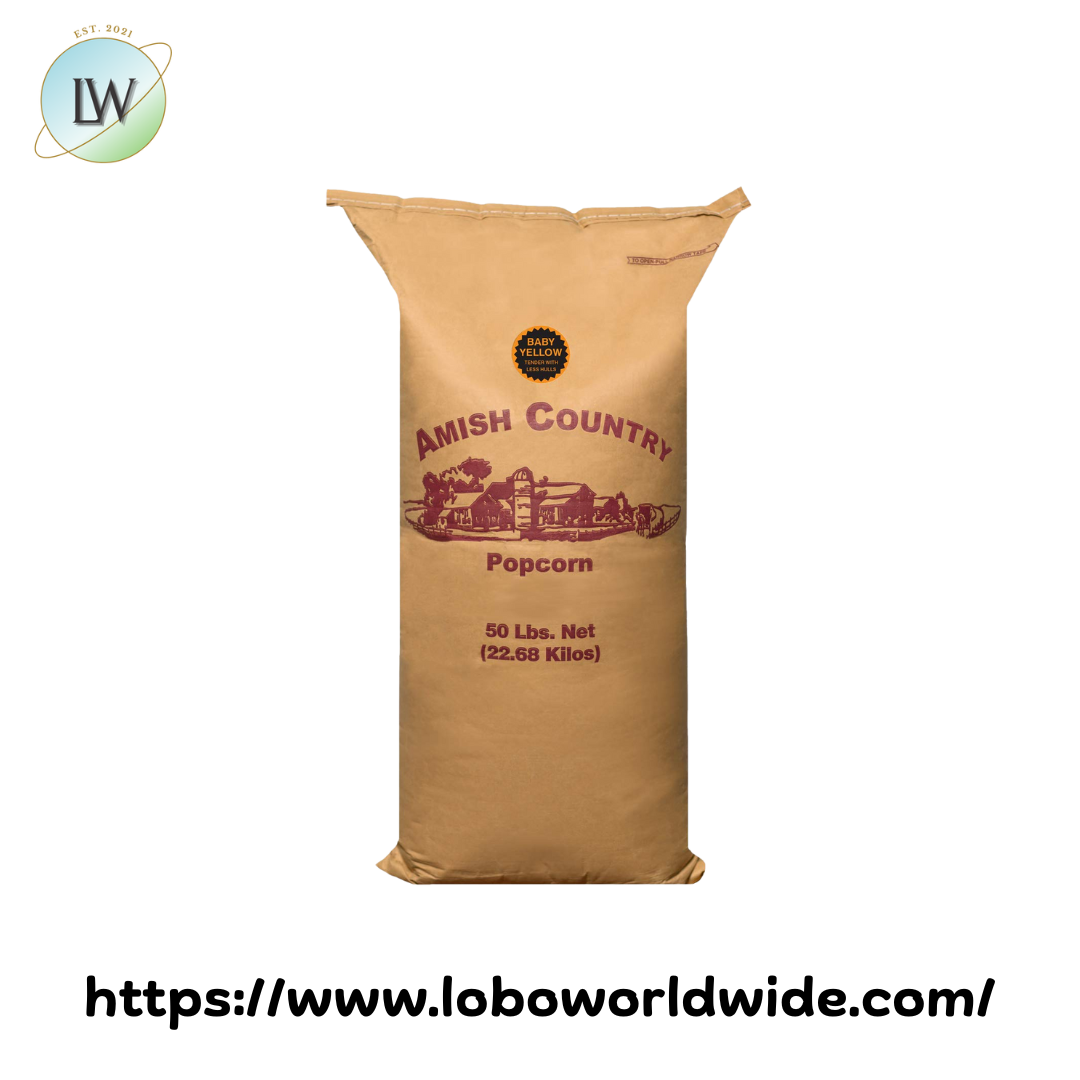 Amish Country Yellow Baby Butterfly Popcorn Kernels 50 lb.