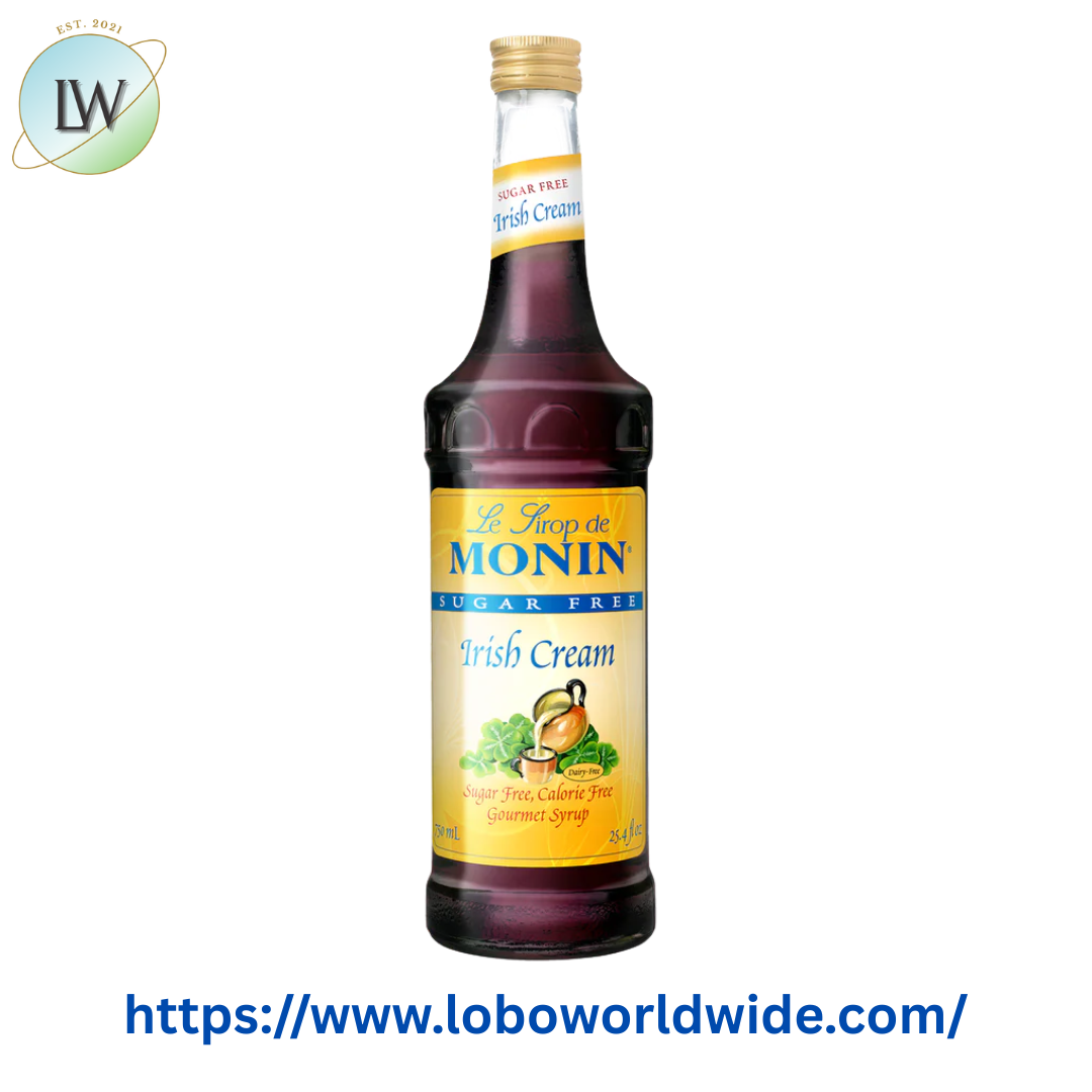 Monin Sugar Free Irish Cream Flavoring Syrup 750 mL