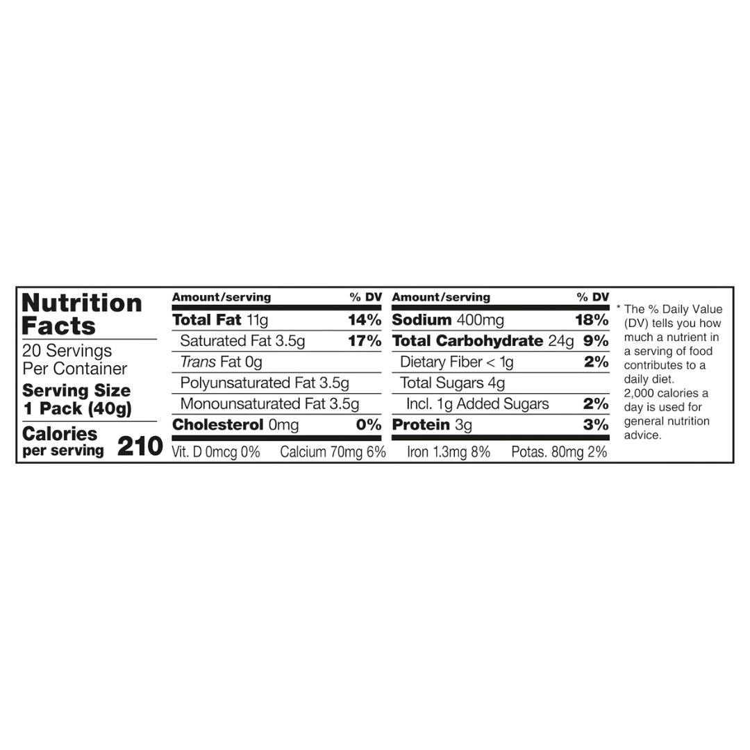 Lance ToastChee Cheddar Cheese (1.41 oz., 40 ct.), 56.4 oz.