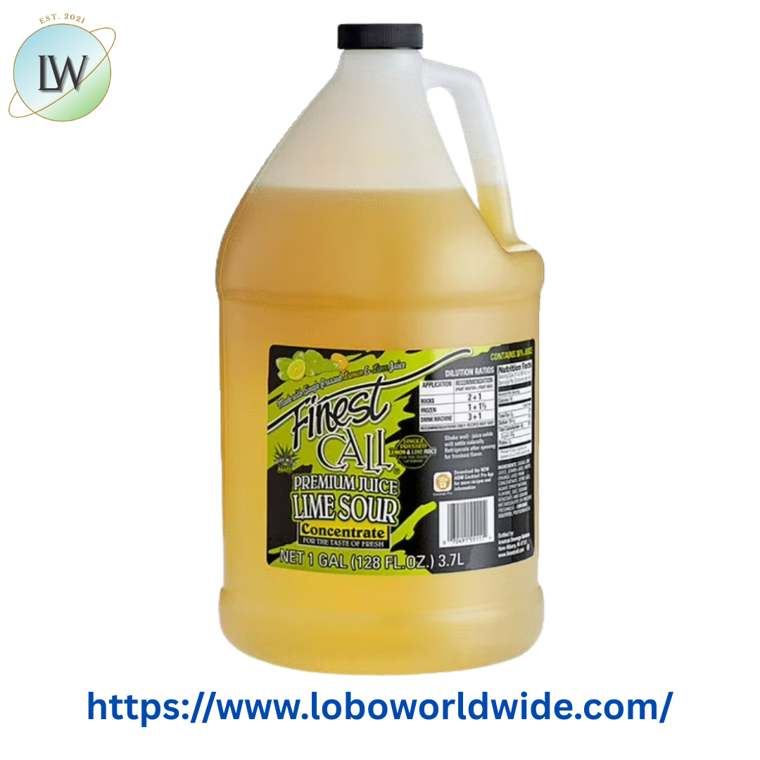 Finest Call 1 Gallon Lime Sour Mix Concentrate