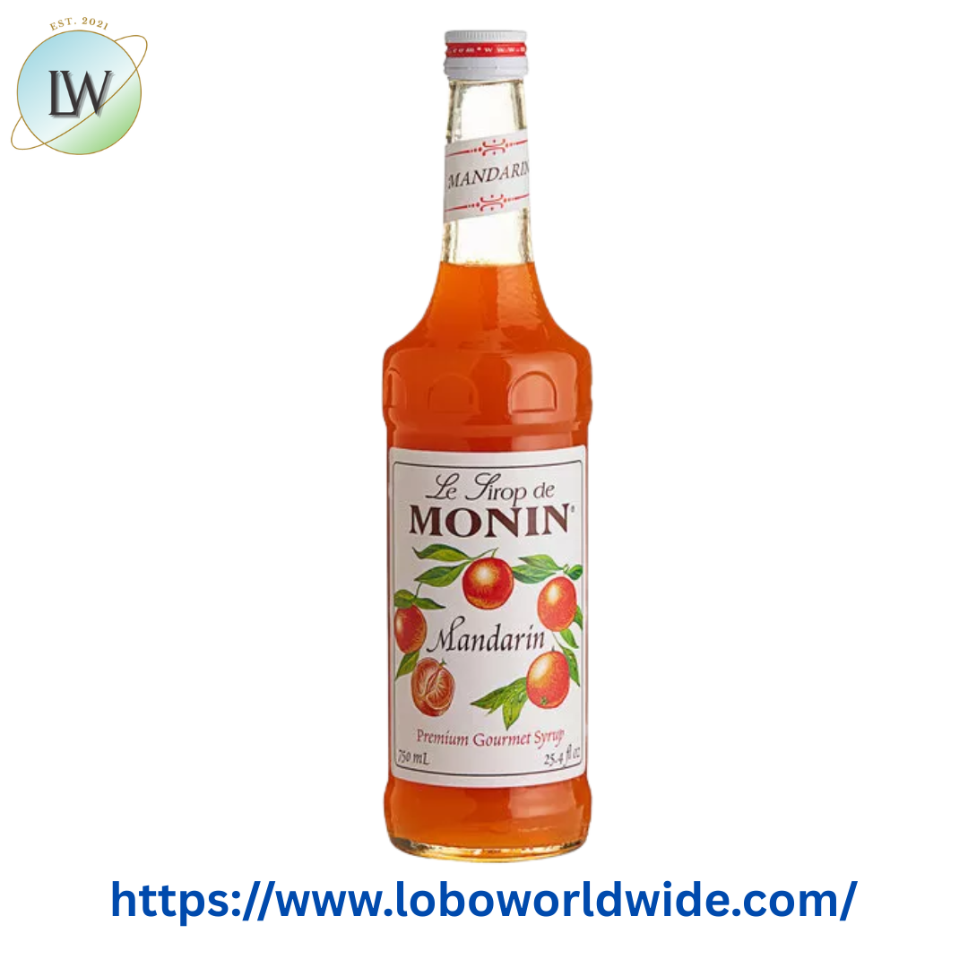 Monin Premium Mandarin Flavoring / Fruit Syrup 750 mL