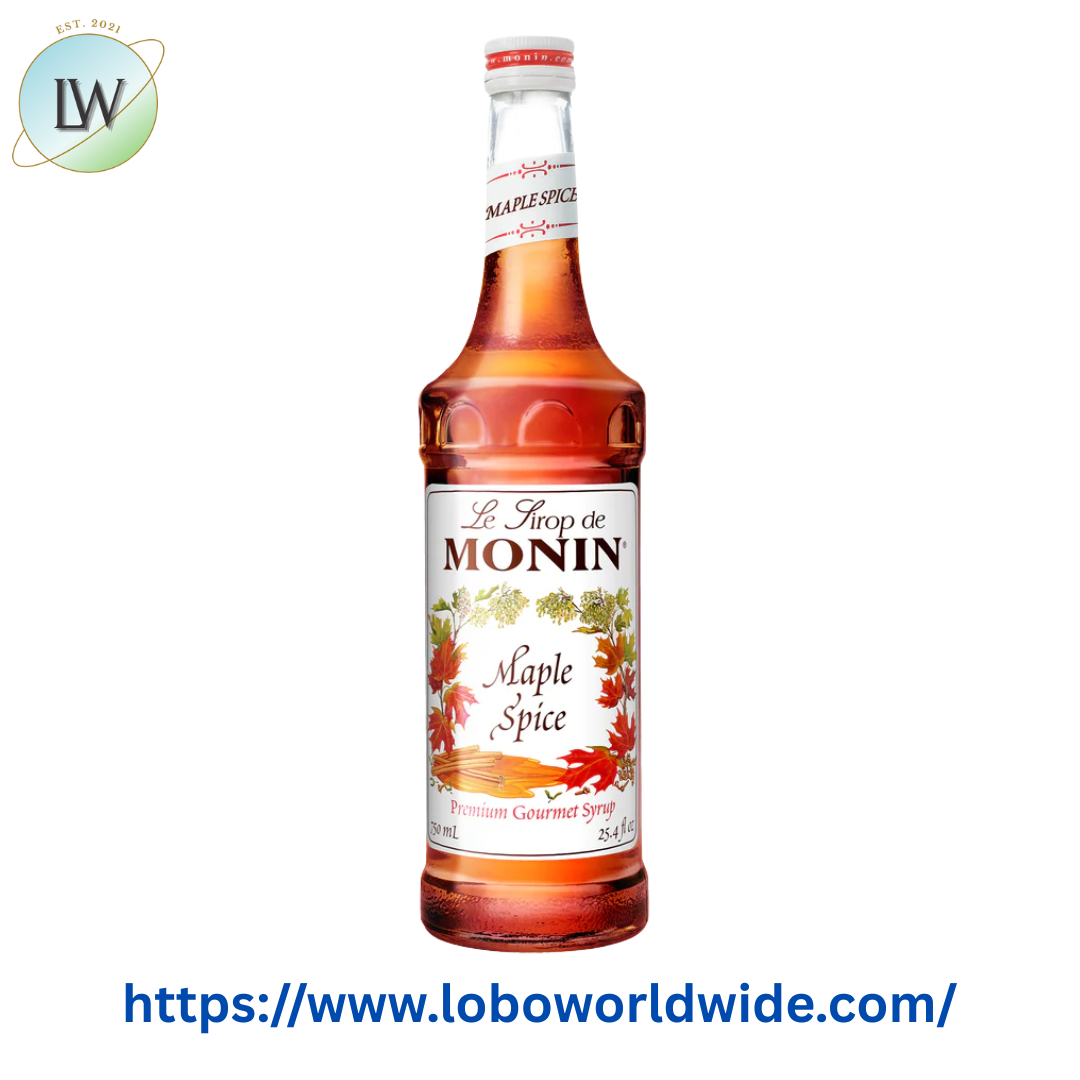 Monin Premium Maple Spice Flavoring Syrup 750 mL