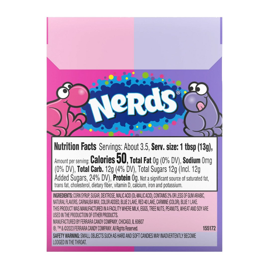 Nerds Grape and Strawberry Candy 24 × 46.7 g