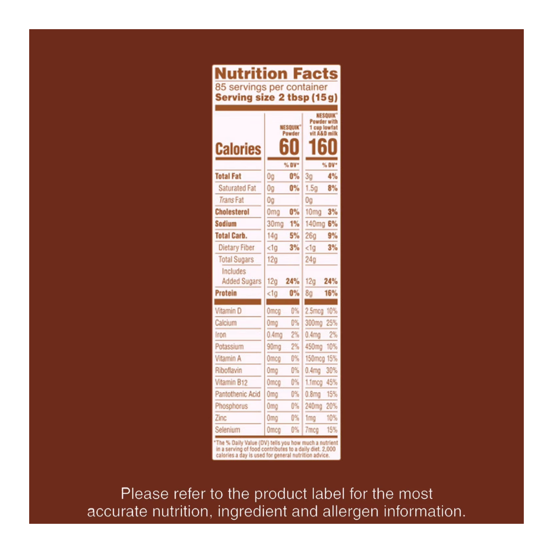 Nesquik Chocolate Powder Drink Mix 44.9 oz.