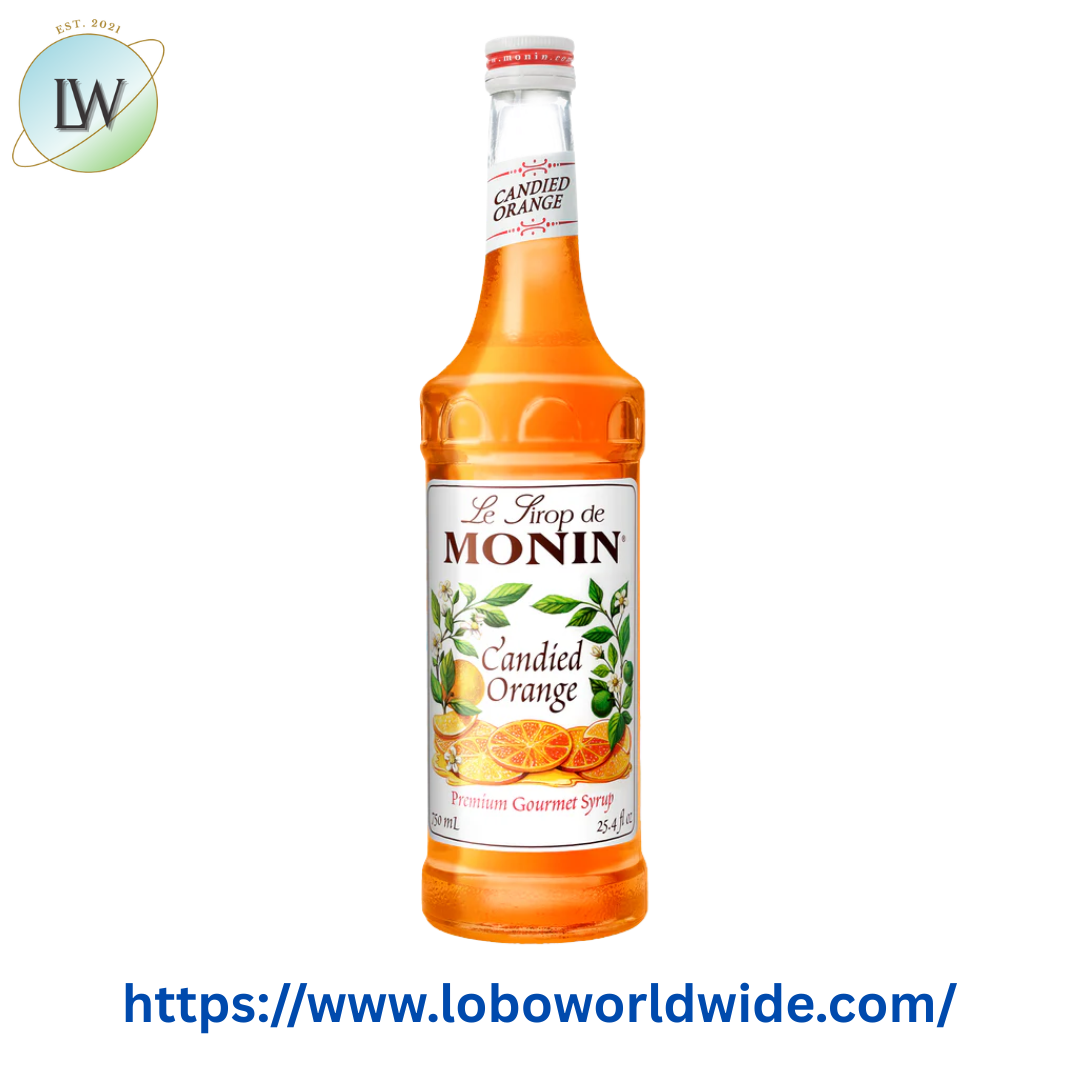 Monin Premium Candied Orange Flavoring / Fruit Syrup 750 mL