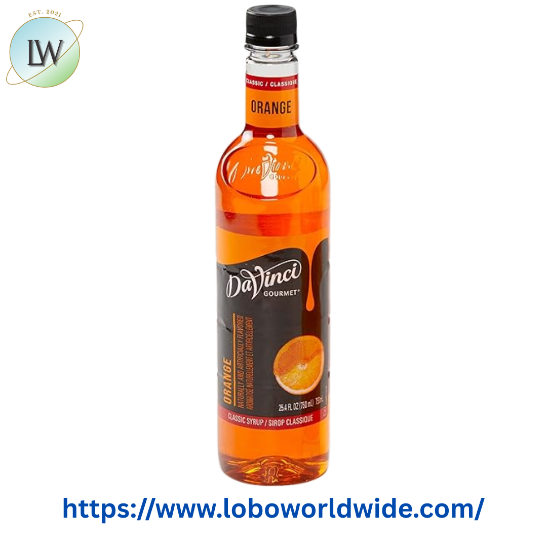 DaVinci Gourmet Classic Orange Flavoring / Fruit Syrup 750 mL