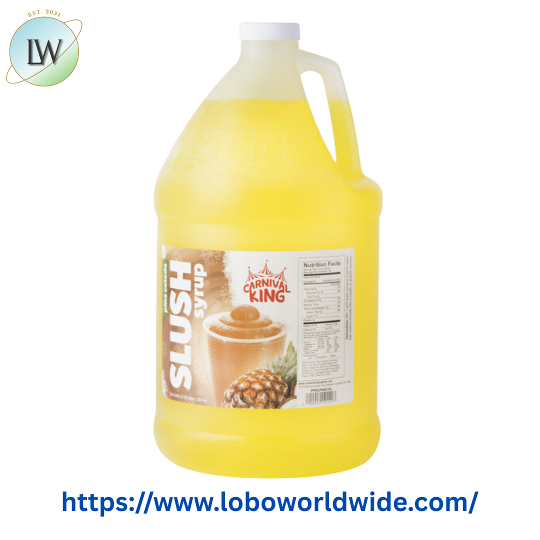 Carnival King 1 Gallon Pina Colada Slushy 5:1 Concentrate