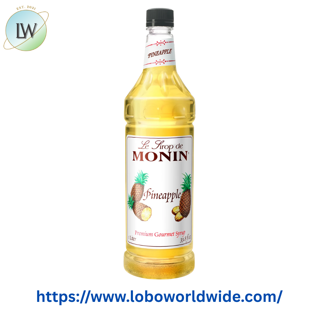 Monin Premium Pineapple Flavoring / Fruit Syrup 1 Liter