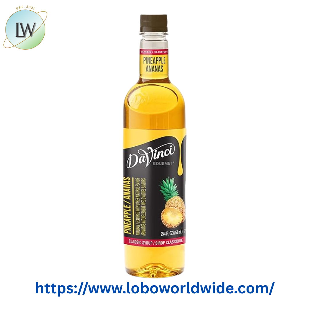 DaVinci Gourmet Classic Pineapple Flavoring / Fruit Syrup 750 mL