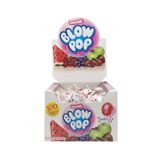 Charms Assorted Blow Pops, 100 Count