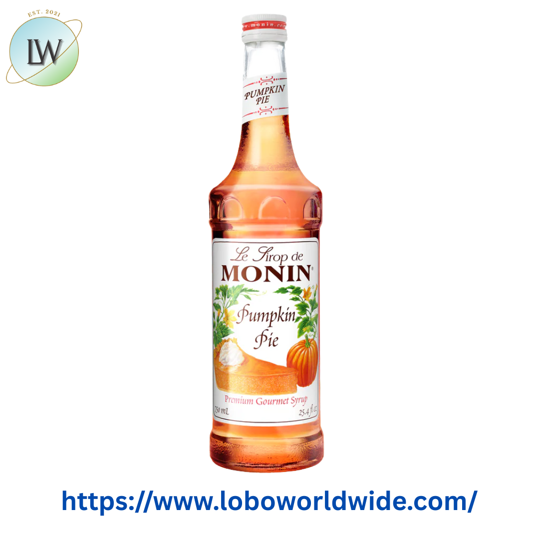 Monin Premium Pumpkin Pie Flavoring Syrup 750 mL
