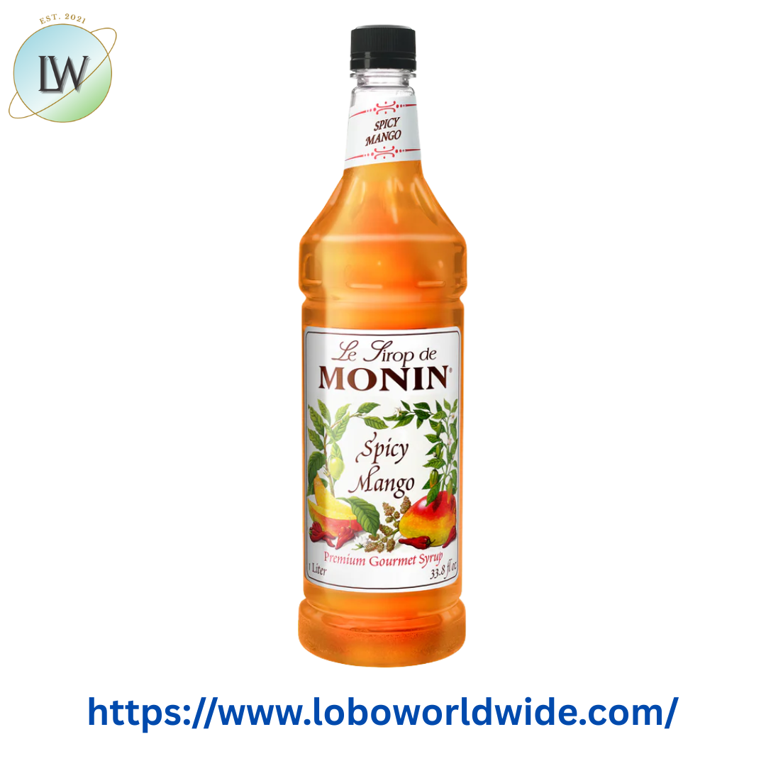 Monin Premium Spicy Mango Flavoring Syrup 1 Liter