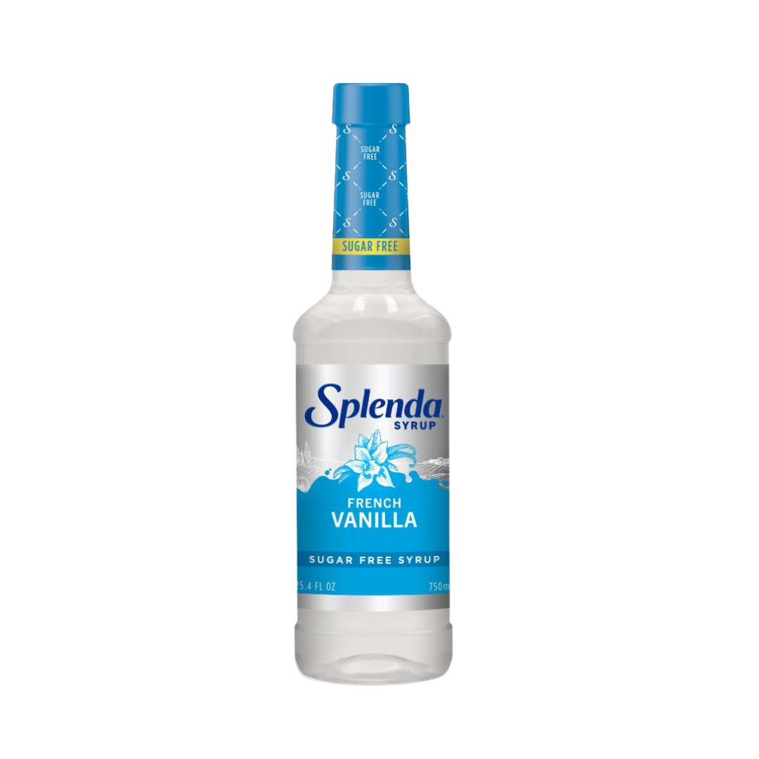 Splenda Coffee Syrup, French Vanilla, Sugar Free, Flavored Liquid Syrups for Drinks, 750 ml Bottle