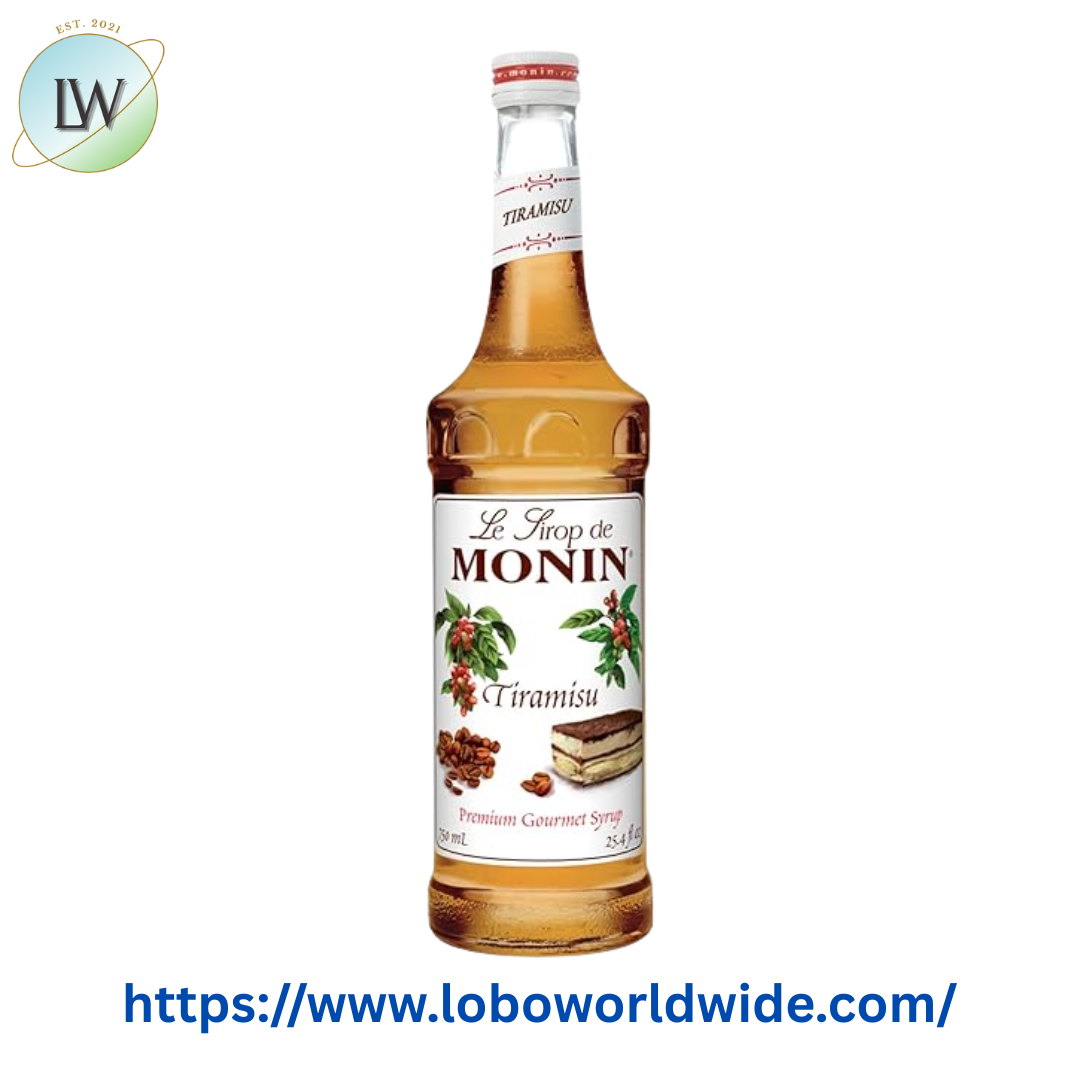 Monin Premium Tiramisu Flavoring Syrup 750 mL