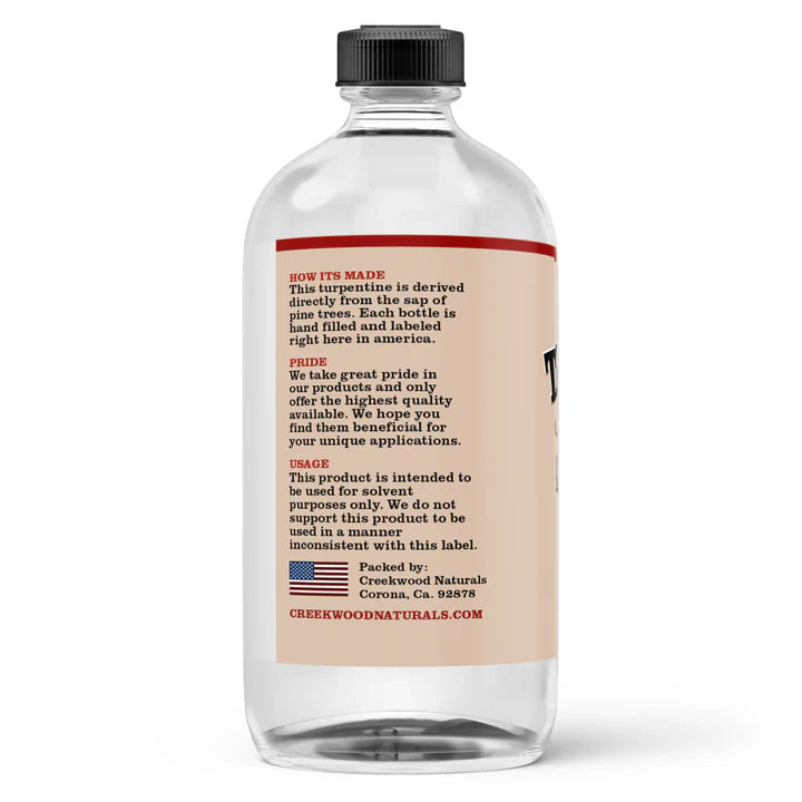 100% Pure Gum Spirits of Turpentine