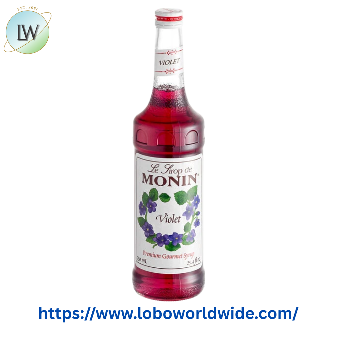 Monin Premium Violet Flavoring Syrup 750 mL
