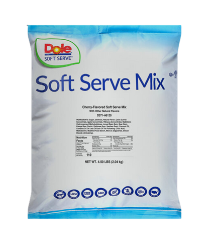 Dole Cherry Soft Serve Mix 4.5 lbs - 4 pack