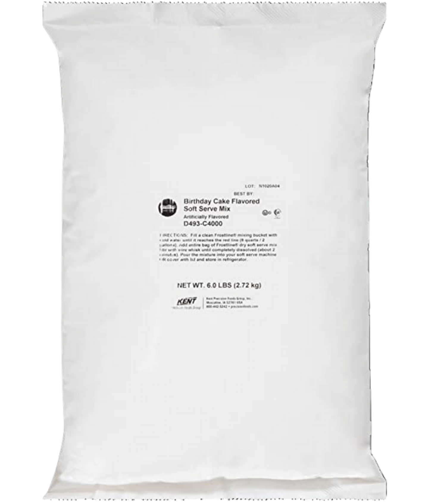 Frostline Birthday Cake Soft Serve Ice Cream 6lbs