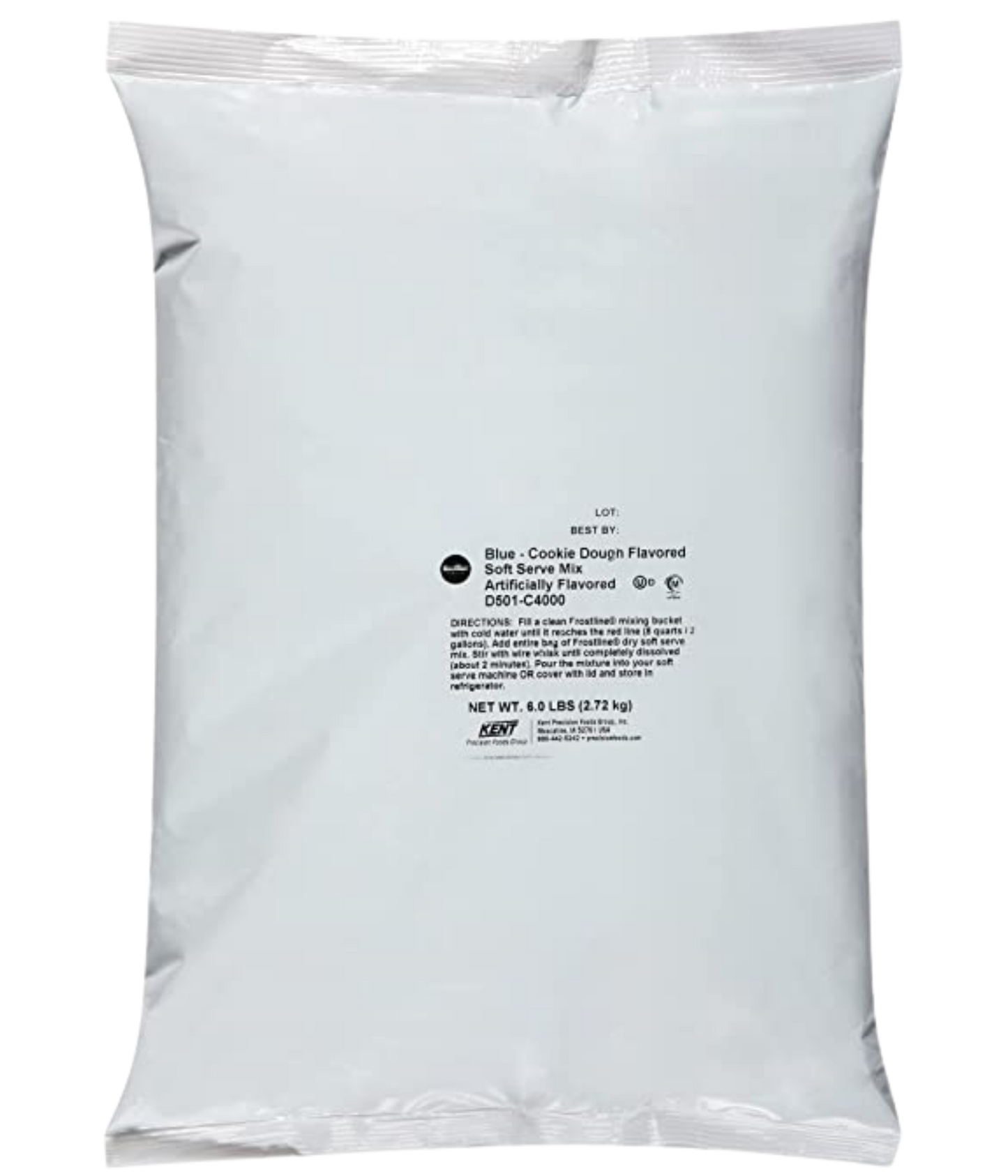 Frostline Blue Cookie Dough Soft Serve Ice Cream 6lbs