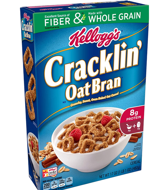 Cracklin' Oat Bran Cereal, 16.5-Ounce Boxes (Pack of 10)