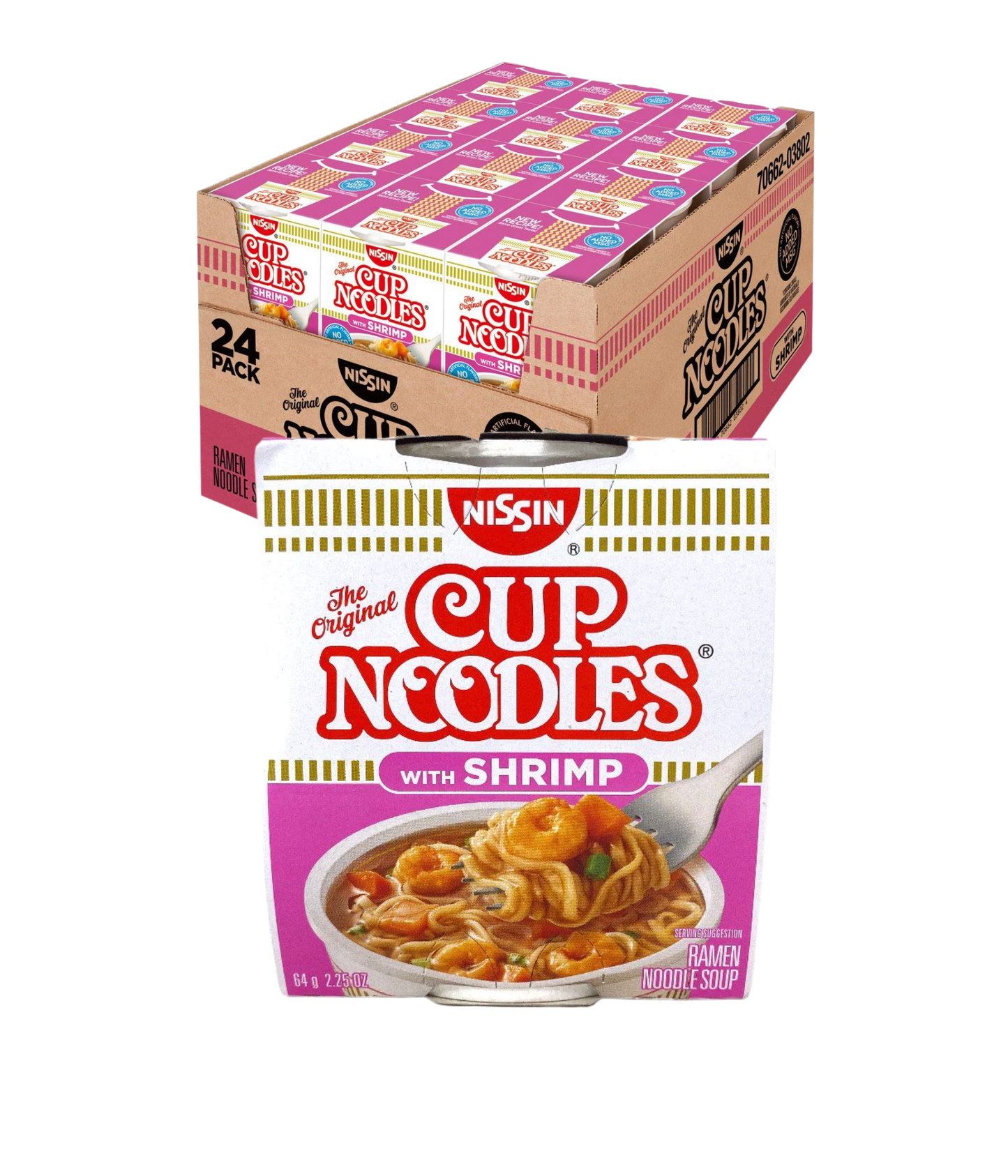 Nissin Noodle Cups (Chicken, Beef, Shrimp)