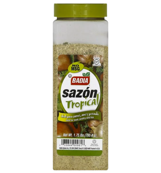 Badia Sazon Tropical Seasoning, 28 oz.