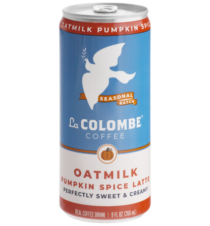 La Colombe Oatmilk Pumpkin Spice Latte 9 fl. oz. - 12/Case