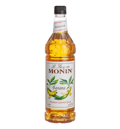 Monin Premium Banana Flavoring / Fruit Syrup 1 Liter