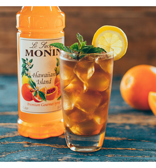 Monin Hawaiian Island Flavoring / Fruit Syrup 750 mL