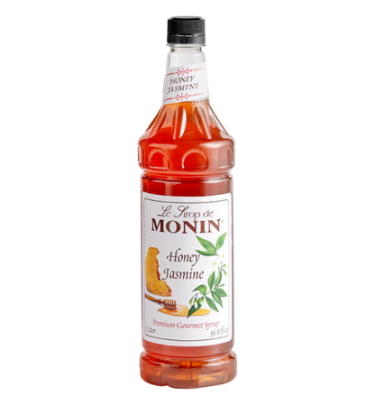 Monin Premium Honey Jasmine Flavoring Syrup 1 Liter