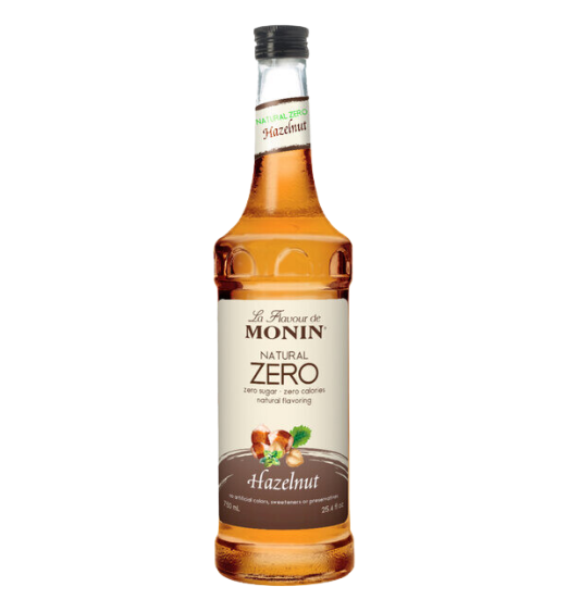 Monin Zero Calorie Natural Hazelnut Flavoring Syrup 750 mL