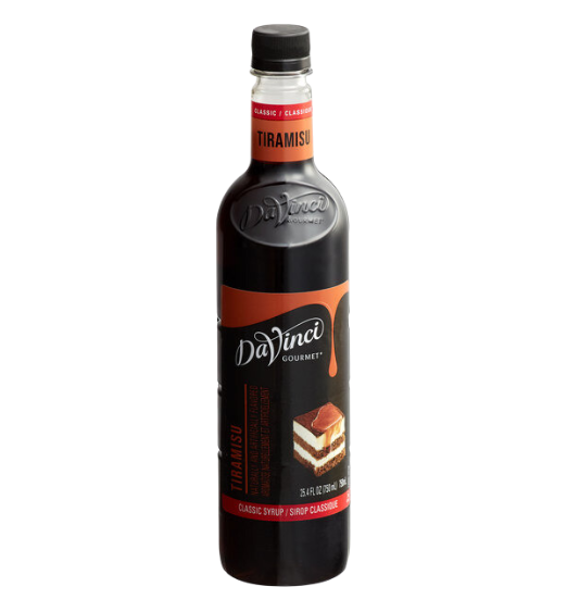 DaVinci Gourmet Classic Tiramisu Flavoring Syrup 750 mL