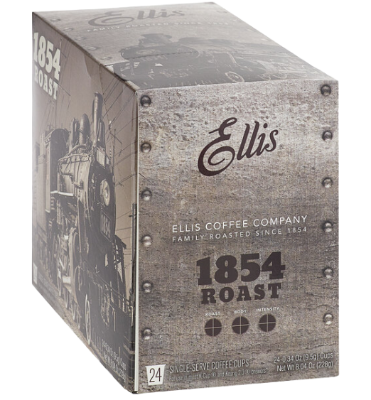 Ellis 1854 Roast Coffee Single Serve Cups - 24/Box
