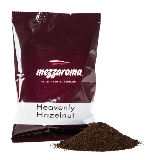 Ellis Mezzaroma 2.5 oz. Heavenly Hazelnut Cream Coffee Packet - 24/Case