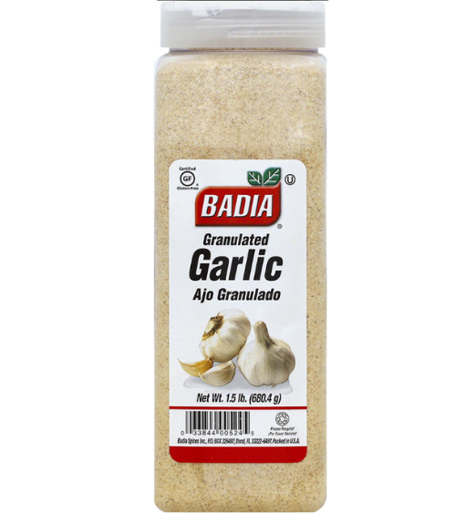 Badia Granulated Garlic Seasoning, 24 oz.