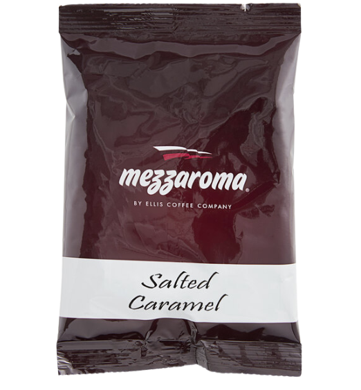 Ellis Mezzaroma Salted Caramel Coffee Packet 2.5 oz. - 24/Case