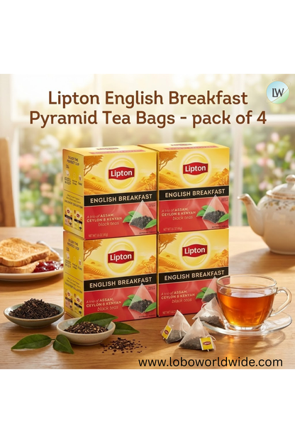 Lipton Black Pyramid Tea Bags - 80/Box(Various Flavours)