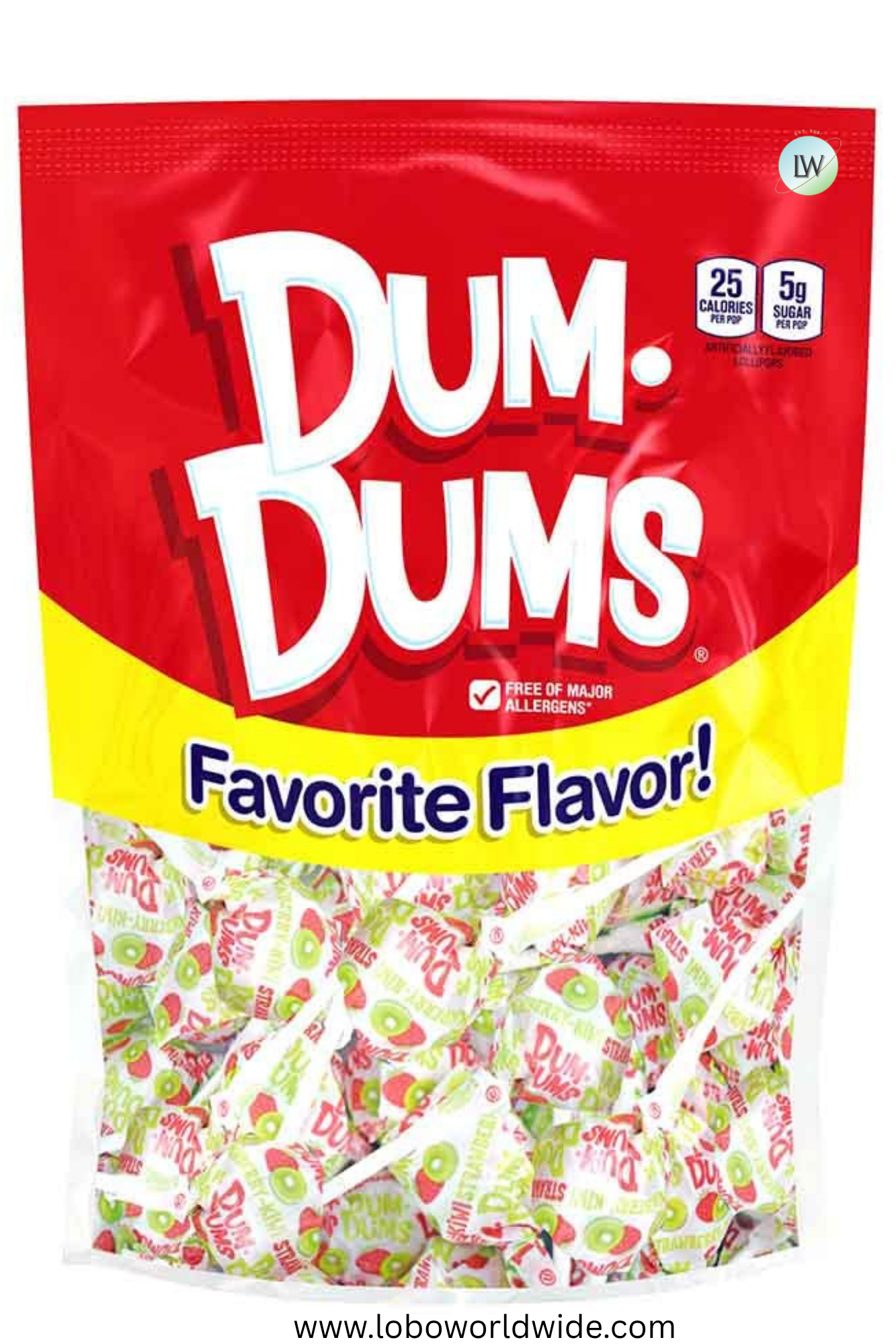 Dum Dums Lollipops, 50 ct.