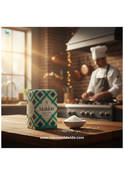 Maldon Sea Salt Flakes 8.5 oz. - 12/Case