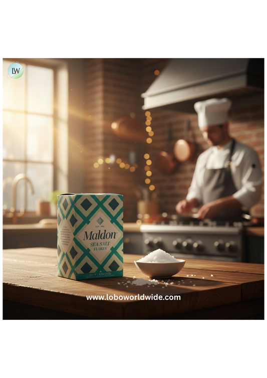 Maldon Sea Salt Flakes 8.5 oz. - 12/Case