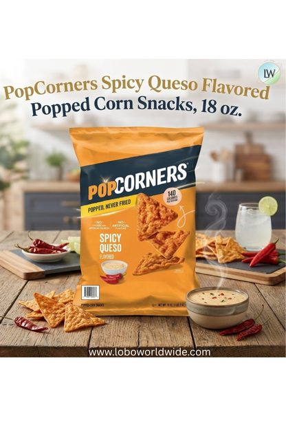 PopCorners Popped-Corn Snack, 18 oz.
