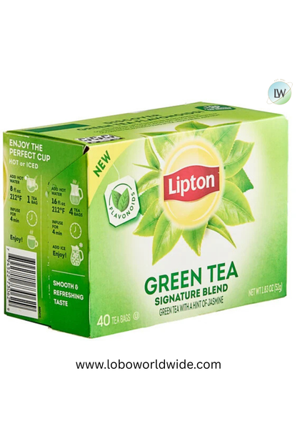 Lipton Signature Blend Green Tea Bags(Various Sizes)