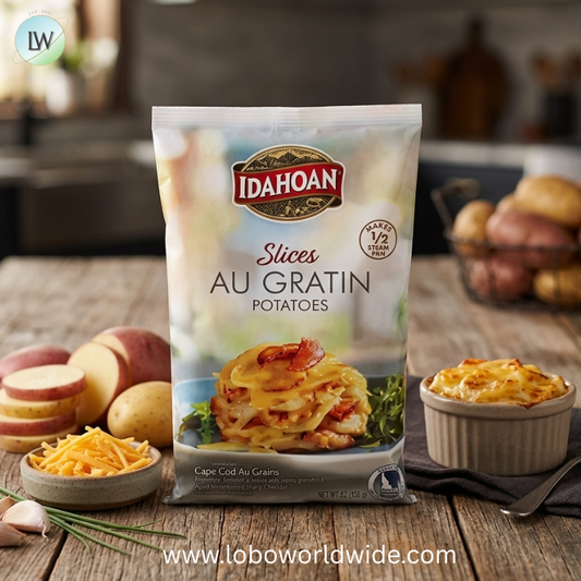 Idahoan Real Au Gratin Casserole Potatoes, 20.35 Ounce -- 12 per case
