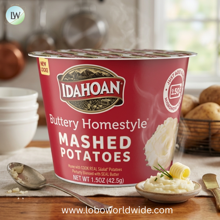 Idahoan Buttery Homestyle Mashed Potatoes, 1.5 Ounce Cup -- 10 per case
