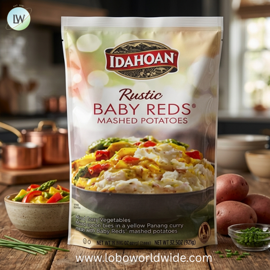 Idahoan Premium Baby Reds Mash Potatoes, 32.5 Ounce -- 8 per case