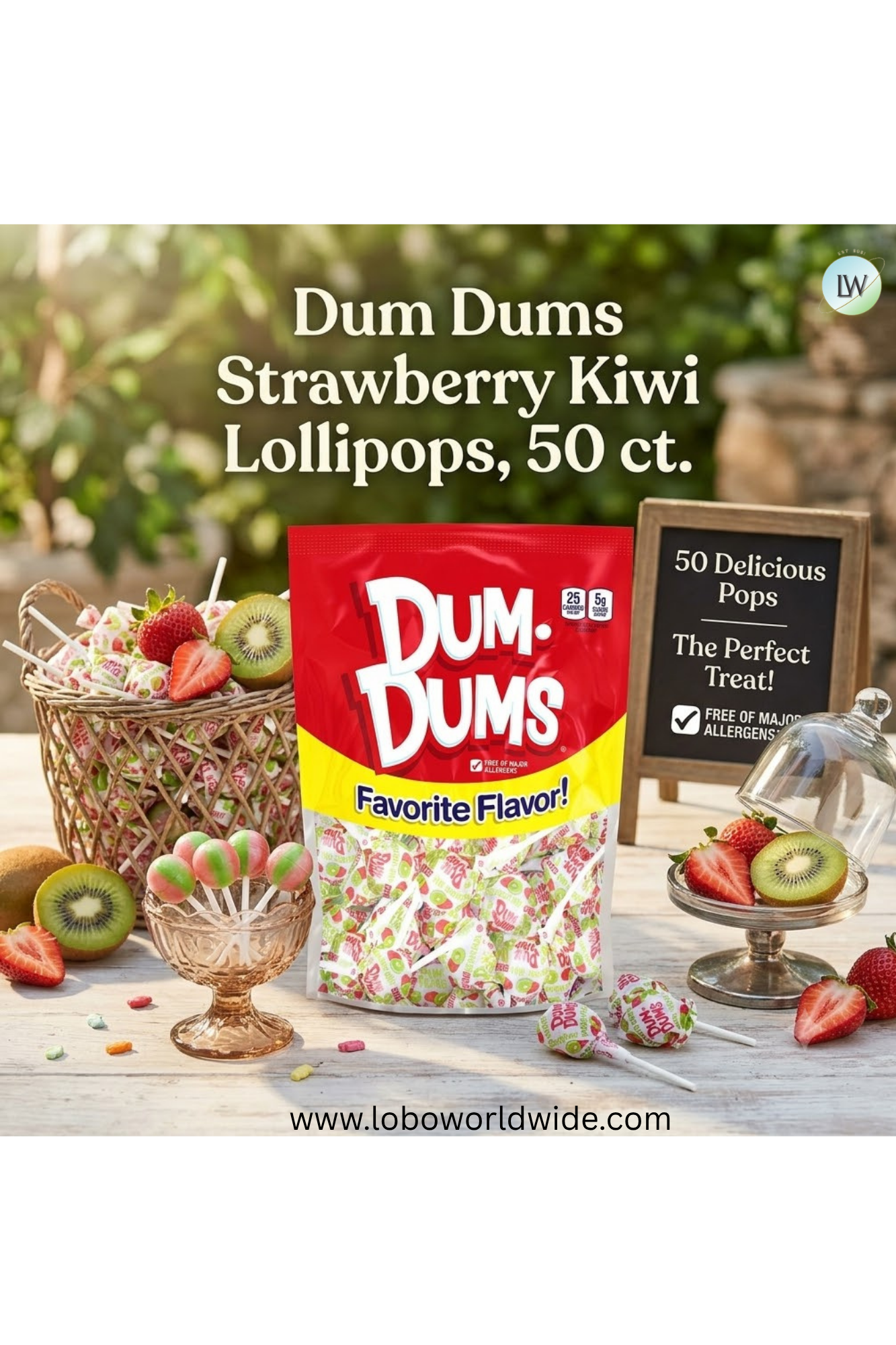 Dum Dums Lollipops, 50 ct.