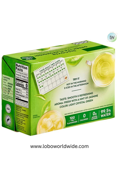 Lipton Signature Blend Green Tea Bags(Various Sizes)