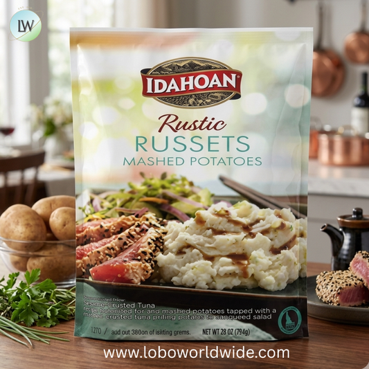 Idahoan Rustic Homestyle Russets Mashed Potatoes, 28 Ounce -- 8 per case